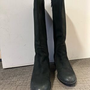 Cole Haan x NikeAir Black Knee-High Women's leather Boots